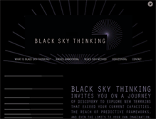Tablet Screenshot of blackskythinking.org